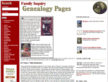 Tablet Screenshot of familyinquiry.com